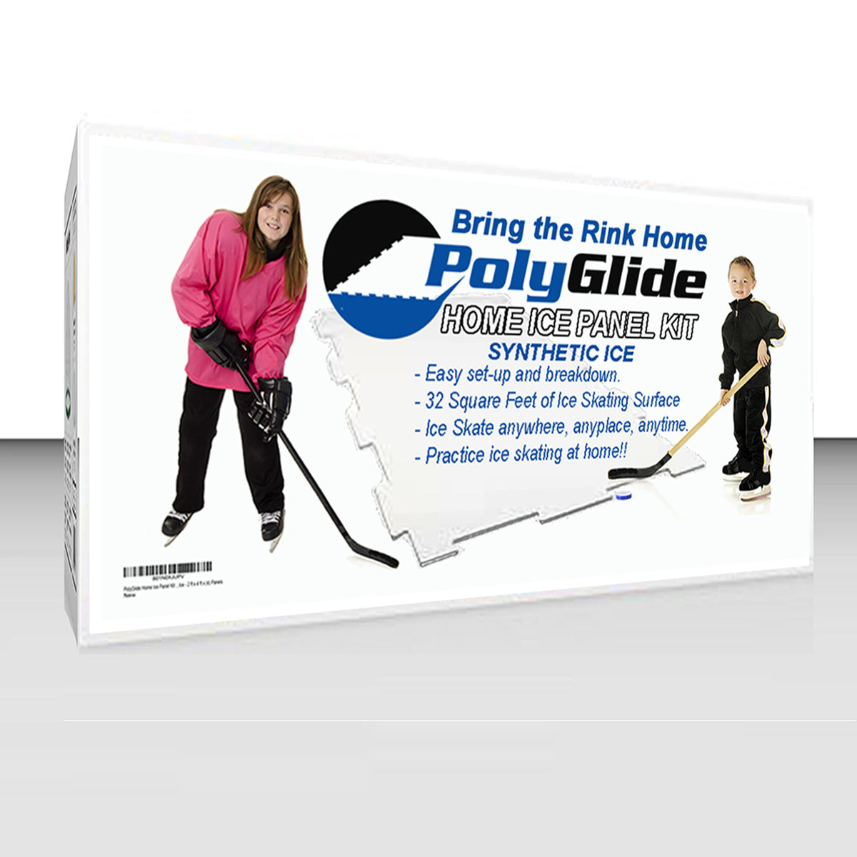 Synthetic Ice Tiles Portable Rink in a Box for 2024 PolyGlide Ice