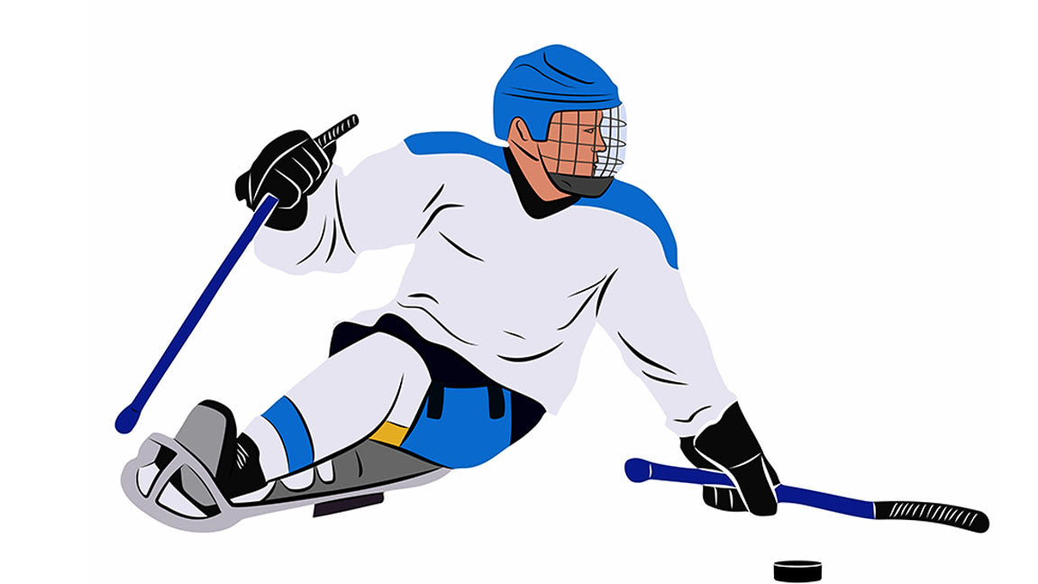 Sled Hockey Home Training Made Easy With Synthetic Ice PolyGlide Ice
