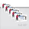 Synthetic Ice - Power-Pack Home Rink - 160 SF - PolyGlide Ice