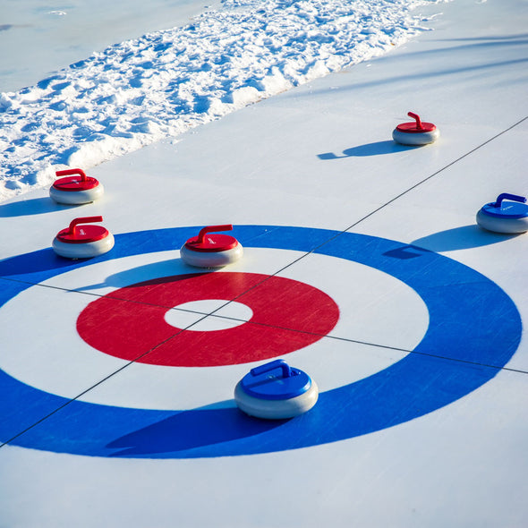 Pro-Curl 500 Curling Rink, 1/2" X 10' X 50' - PolyGlide Ice